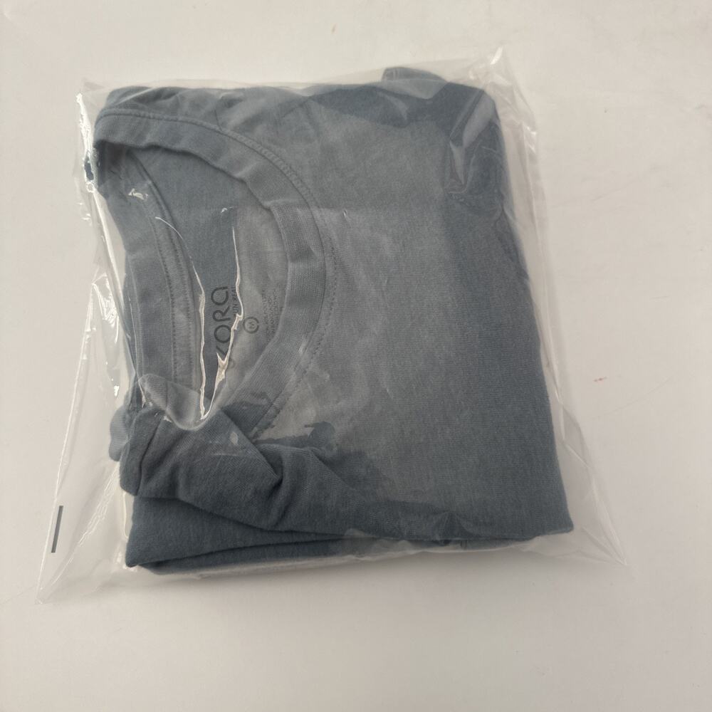Lot of 2 Skora Run Real Mens T-Shirt Size Medium Gray and Blue Tee - Picture 10 of 10